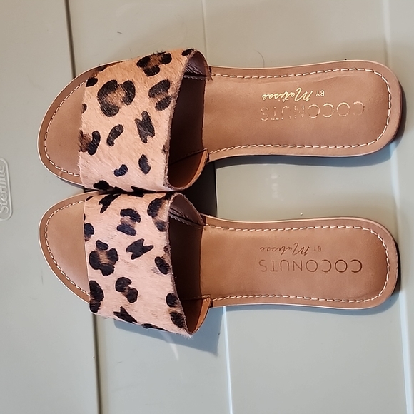 Coconuts by Matisse Shoes Coconut By Matisse Leopard Slides Poshmark
